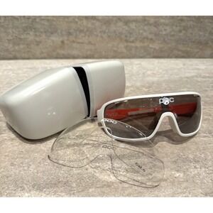 POC Carl Zeiss Authentic Blade Cycling Biking Glasses in Case + Extra Lens